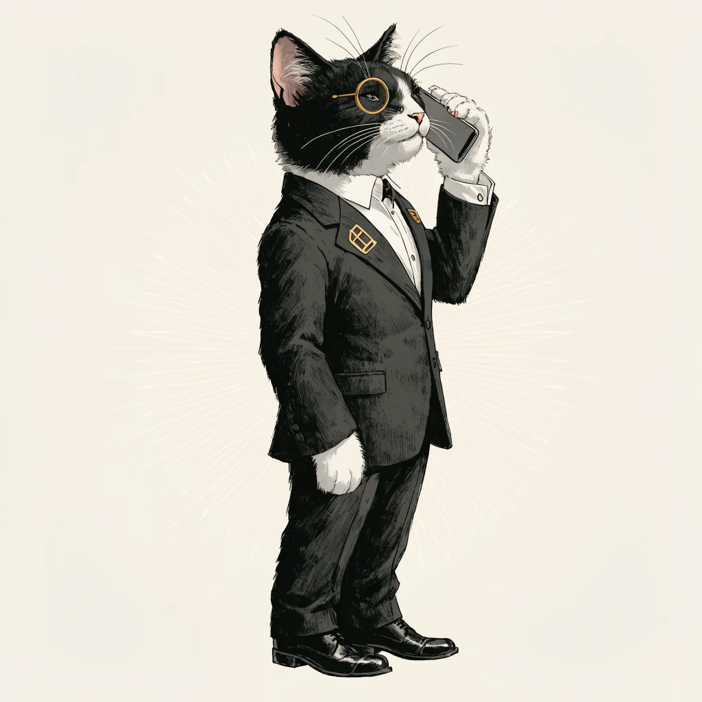 Figaro on a call