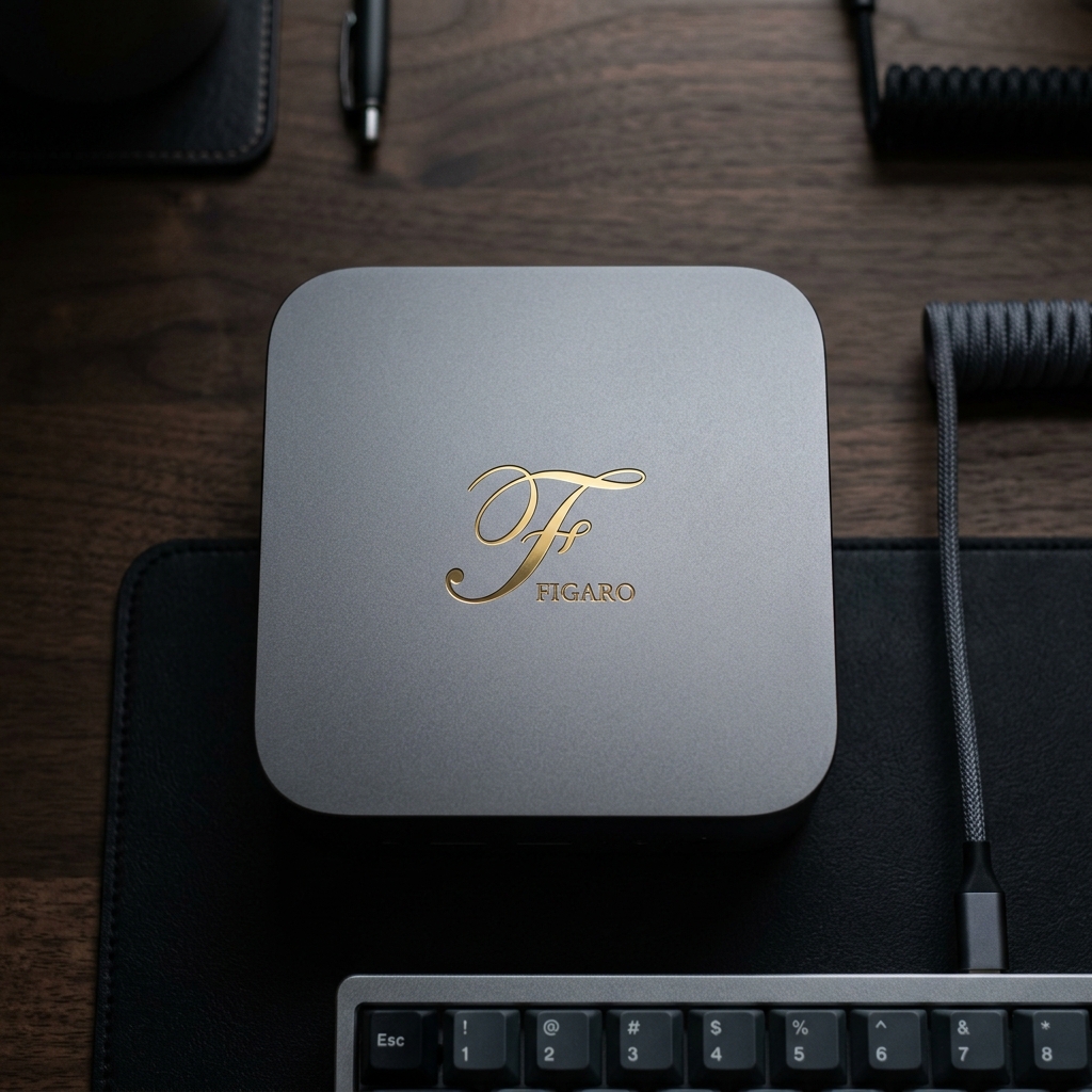 Figaro Home SER8 — top-down view with gold emblem